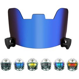 Zoviura Football Visor, Visor for Helmet with High Clarity, Impact Resistant Football Helmet Visor, Easy Install Visor Football for Youth&Adult Football Gear