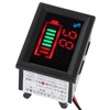 YB27VE Electric Car Digital LED Voltage and Electricity Dual Meters