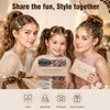 50 PCS Small Snap Hair Clips, Non Slip Metal Small