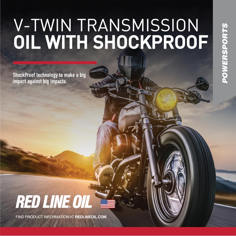 Red Line 42804 Full Synthetic Gear Oil, V-Twin Transmission Oil