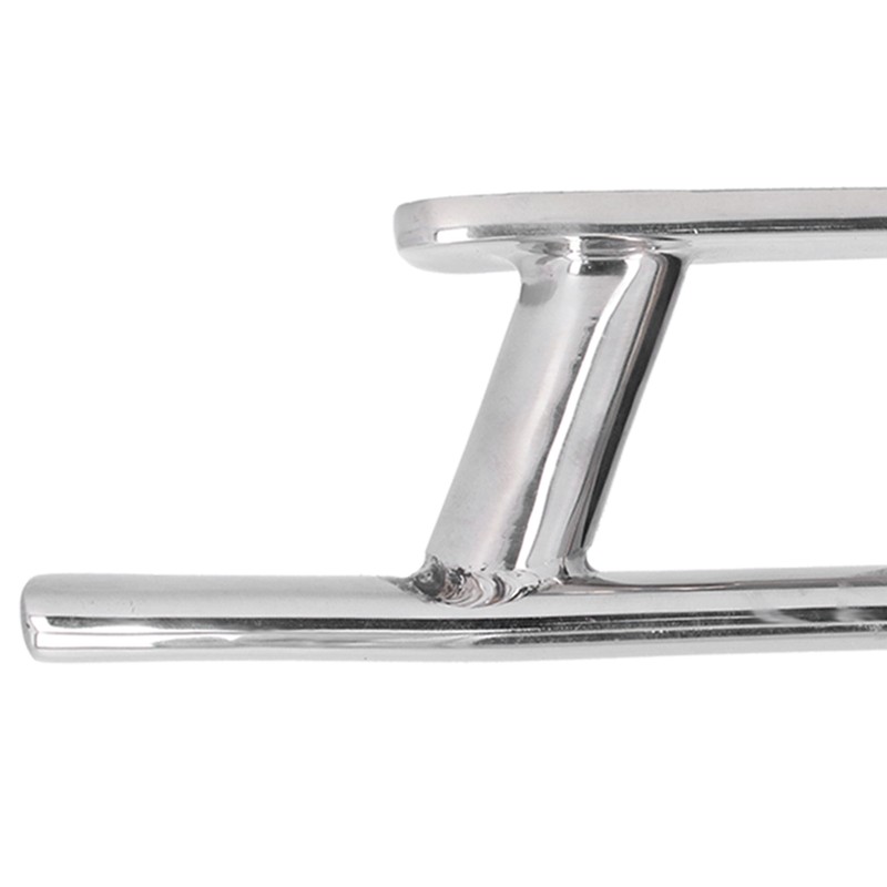 200mm/8in Stainless Steel Mooring Cleat Elliptical Tube Type Dock Deck
