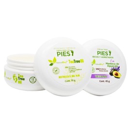 NaturalDry - Desodorante de Pies con crema de pies