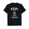 King of the Campfire Funny Camping T-Shirt for Campers