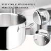 Duxtop Whole-Clad Tri-Ply Stainless Steel Stockpot with Lid, 6.5 Quart,