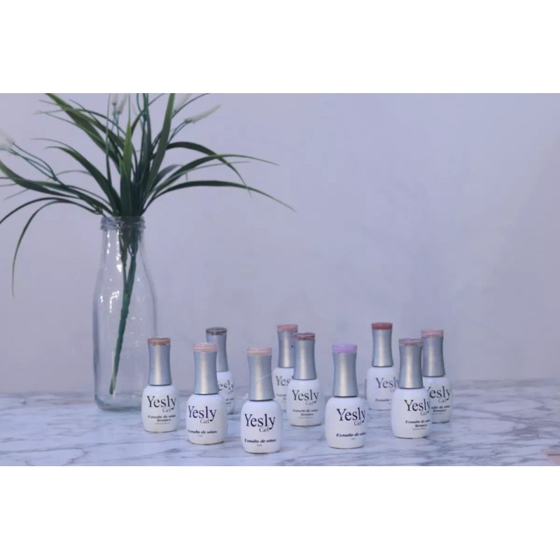 Yesly 10 Kit Yesly Gel Uñas 15 Ml Garantizado Colores