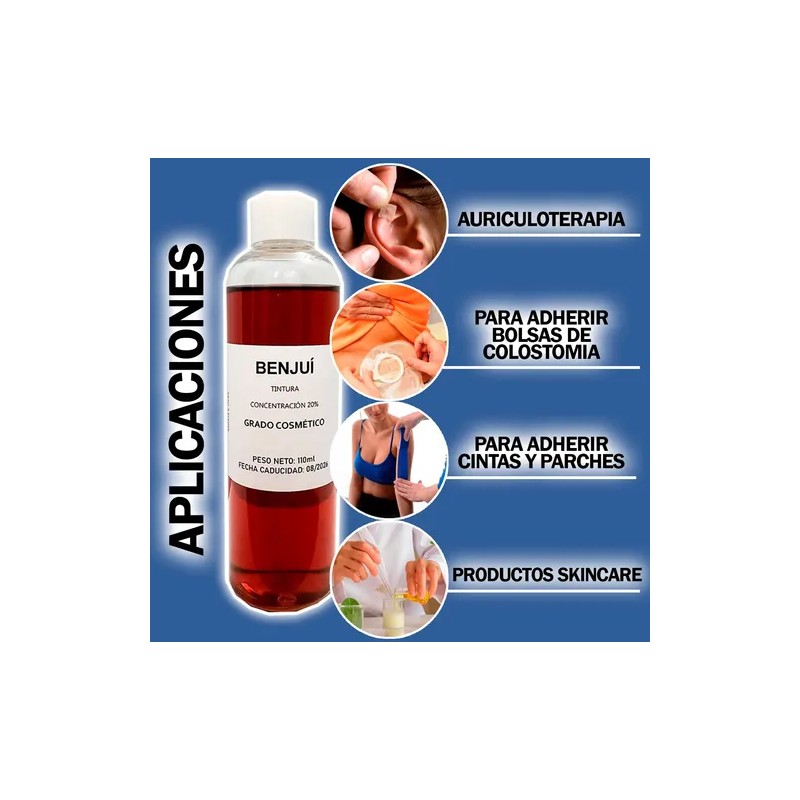 Benjuí Para Auriculoterapia Calidad Premium - 220ml
