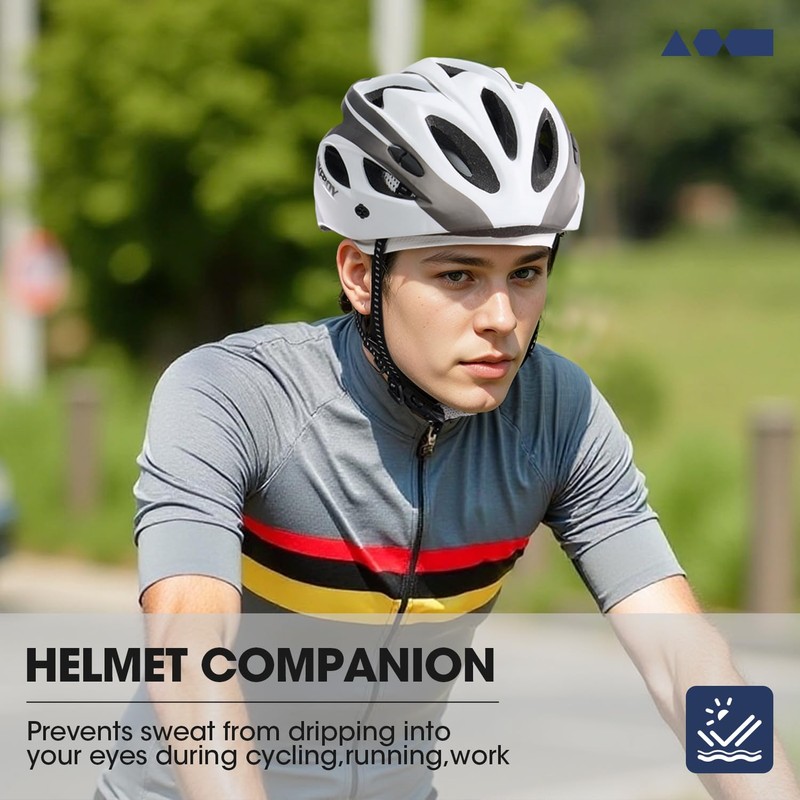 SUNMECI 2 Pcs Cooling Skull Cap for Men Cycling Motorcycle