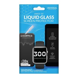 LIQUIPEL Armortek Liquid Glass Screen Protector - Universal Nano Liquid Screen Protector for Smartphones, Tablets, and Wearables - Increased Impact and Scratch Protection ($300 Protection Plan)
