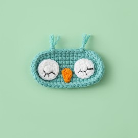 Crochet Knitted Hair Clips for Girls Children's Day Birthday Christmas Gifts Hair Accessories Clips Strong Hold Jaw Clamp for Thick Thin Hair Makeup Application (Owls)