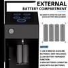 Urban Deco Biometric Handgun Gun Safe for Nightstand, Desk, Bed