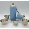 Giggle Golf 8 oz Flask Gift Set with 4 Shot