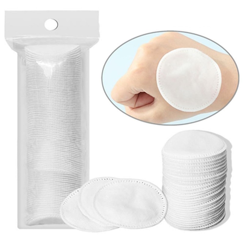 Thickened Three Layer Makeup Cotton Pads,Granmagazz 200Pcs Cotton Makeup Remover