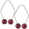 CustomyLife 2pcs Natural Dimple Maker for Cheeks, Dark-Red Facial Muscle