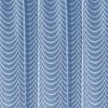 36inch (91cm) Drop Modern Stripe Wave White Net Curtain. Sold