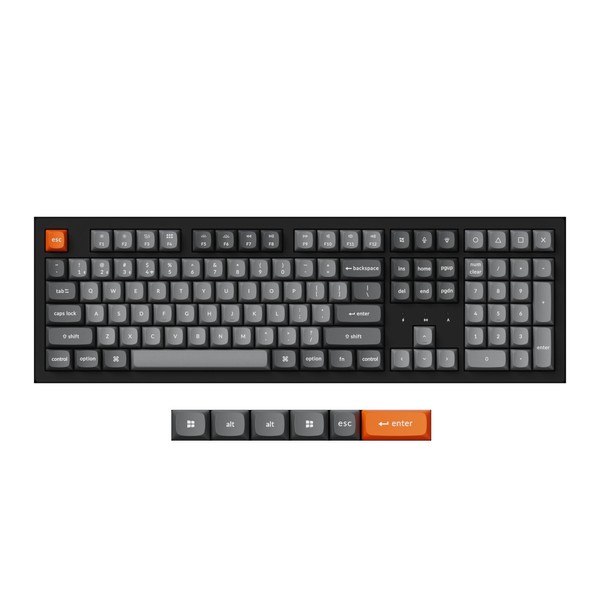 Keychron K10 Max QMK Custom Wireless Mechanical Keyboard, Full Size