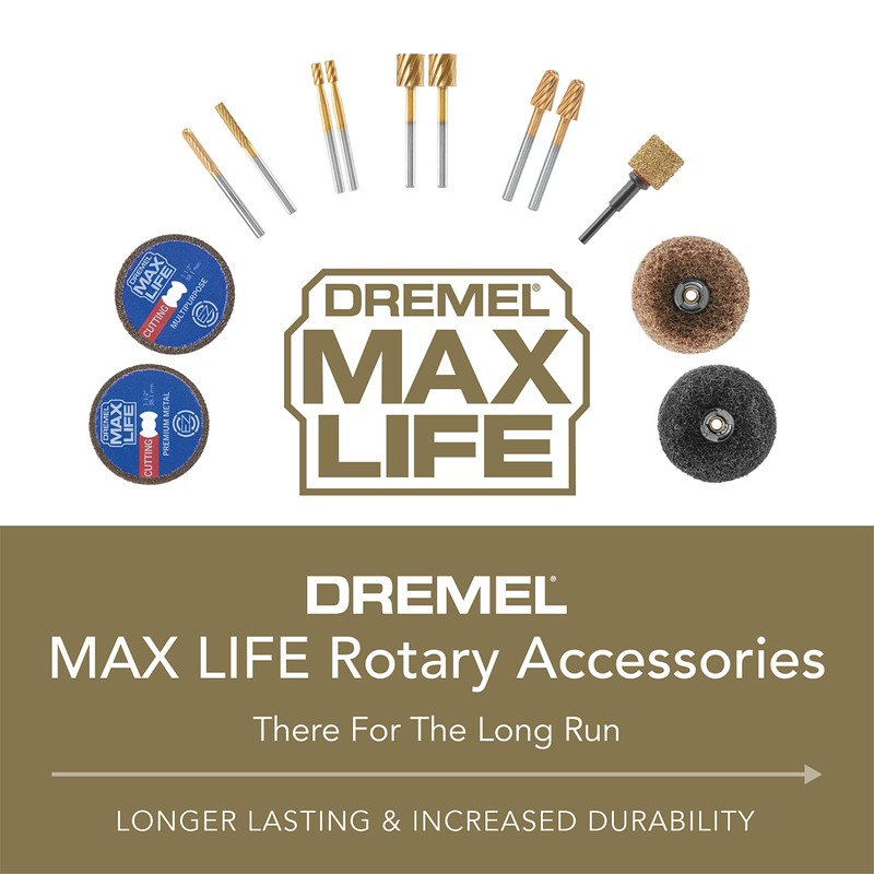 Dremel Max Life EZ545HP 1-1/2" (38.1mm) High Performance Diamond Wheel,