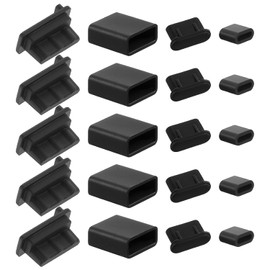 40 piezas de 4 tipos de funda USB, cubierta de puerto USB de silicona, enchufe a prueba de polvo para USB-A hembra/macho, tapa tipo C tipo C tapas de puerto de carga, puerto USB-C, protección