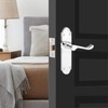 XFORT Tubular Latch, Polished Chrome, Tubular Door Latch for Internal
