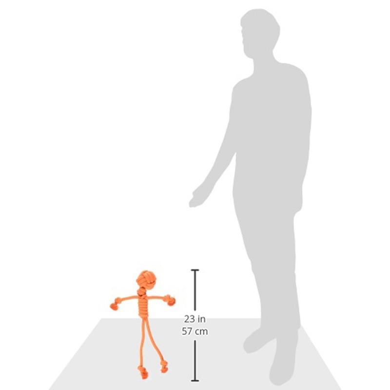 Grriggles Ruff Rope Tug Man Dog Toy, 20"