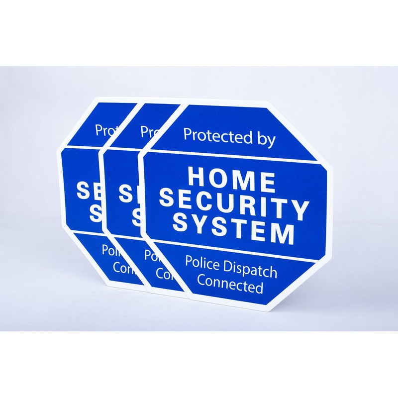 SummitLink 3 x Generic Yard Sign for Home Security System