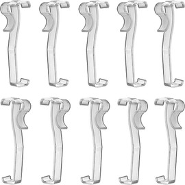 20pcs Valance Clips 2-1/2'' Window Blinds Hidden Clip Clear Plastic for Horizontal Blinds Valance Retainer Holder for 2inch(50mm) Blinds