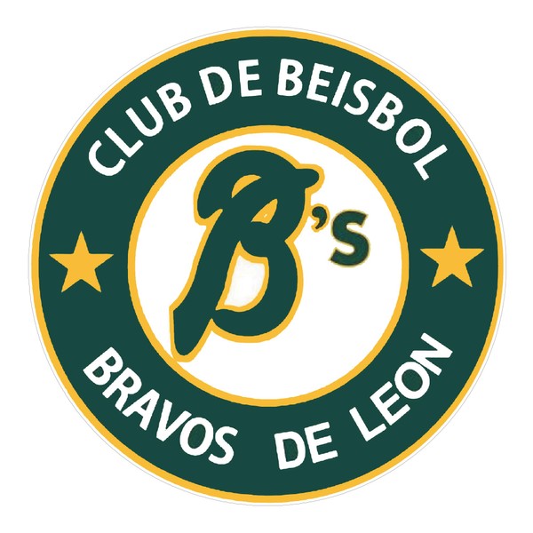 Arza Sports Bravos de Leon Baseball Team Car Decal/Sticker Multiple Sizes (6")