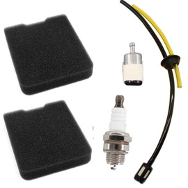 BXParts Air Filter Tune Up Kits for 110132179 53100443 Husqvarna 145BT 155BT 145BF 155BF Blower