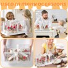 JCD 5.5inches height 8 Pack Clear Cupcake Boxes 6 Count