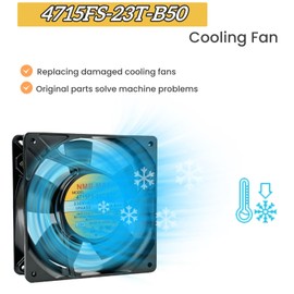 for NMB 4715FS-23T-B50 AXIAL Fan, 230VAC 0.09/0.08A 50/60Hz 12CM Cooling Fan, 120x120x38mm 12038 Cooling Fan