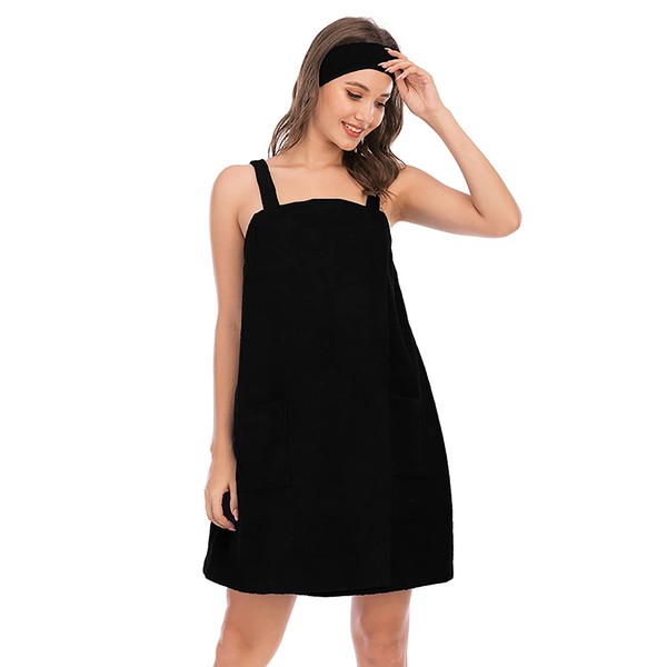 Verve Jelly Women Shower Wrap Lightweight Spa Bathrobe Comfortable Bath