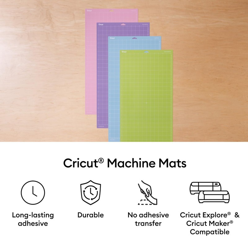 Cricut Cricut Mat Variety Pack (4 Count, 12in x 24in)