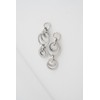 Ted Baker Huliet Multi Hoop Drop Earrings For Women (Silver)