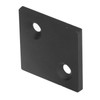 5Pcs Profile End Caps Double Slots Aluminum Alloy Cover Plate
