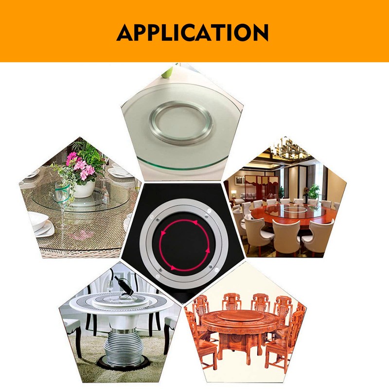 Aluminium Alloy Turntable Bearing, Heavy Duty Swivel Turntable Lazy Susan