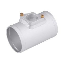 Air Flow Sensor, Air Flow Meter Sensor MAF Sensor Mount 63 70 76 83mm Aluminum alloy Silver for Almost Any Application for impreza wrx air flow sensor base adapter sensor maf(Outer diameter 70MM)