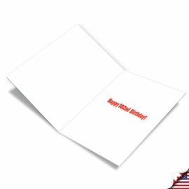 NobleWorks - 100s Milestone Birthday Card with Envelope (Letterhead 8.5 x 11 Inch), Big Year Milestone Celebration - Big 102 J9389MBG