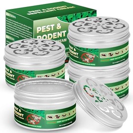 4 Pack Peppermint Skunk Repellent, Natural Raccoon Repellent Keep Skunks Out from Outdoor Yard Under House Attic Garden, Long-Lasting Protection, Safe for Dogs and Children