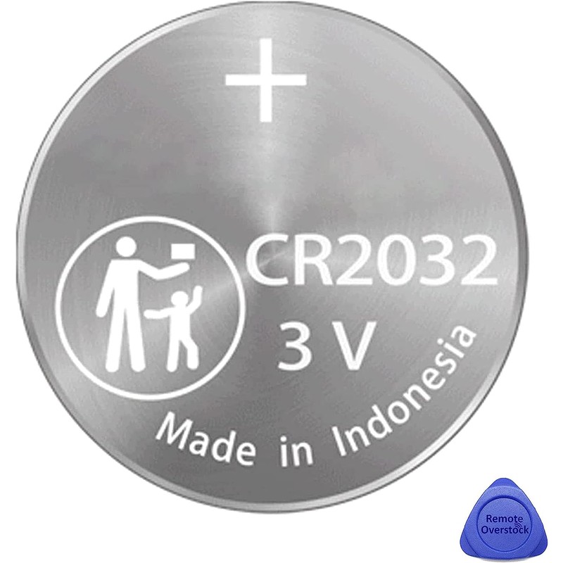 (2 Pack) CR2032 Remote Key Fob Battery OEM (Bundle) fits