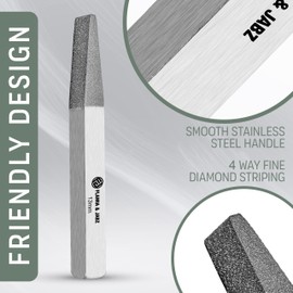 FLAMIA & JABZ Stripping Metal Stones & Nail File for Dogs, Cats & Pets (13 MM)