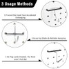 AccEncyc Black Peg Locks Plastic Pegboard Hook Locks Pegboard Display