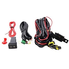 Clear Lens Fog Light Lamps Compatible with Toyota RAV 4 06-08 W/Wiring Pair Bumper Replacement