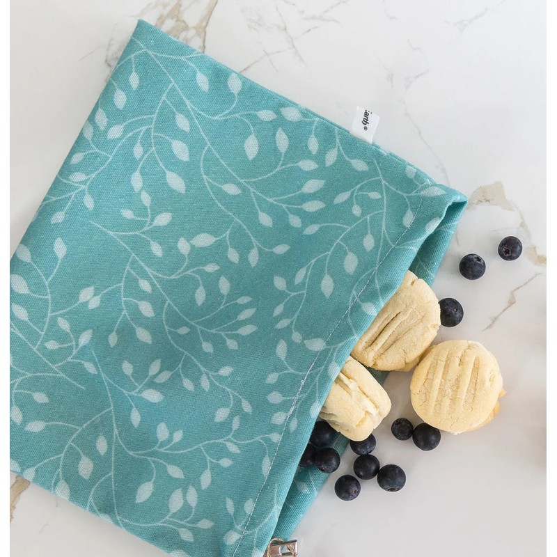 4MyEarth Reusable Cotton Food Bag, Leaf