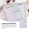 GRIRIW 2Pcs Weekly Planner Notepad Tear Off Memo Pad for