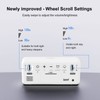 HOMVILLA Digital Alarm Clock with Adapter, 2 Alarms, USB Charging