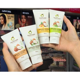 TROPICANA Thai Tropicana Coconut Oil Hand Cream Lemongrass Mint Flavor, 50g, 5 pieces / 태국 트로피카나 코코넛 오일 핸드크림 레몬그라스 민트향, 50g, 5개