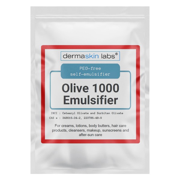 Olive 1000 Emulsifier, Cetearyl Olivate, Sorbitan Olivate 1000 Plant-Based Emulsifier