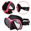 KEEP DIVING Adult Snorkeling Diving Mask Glasses Goggles Underwater Equipment(Rose