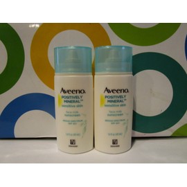 ~ AVEENO ~ 2 PC LOT ~ AVEENO ~ POSITIVELY MINERAL FACE MILK SUNSCREEN ~ 1.4 OZ UNBOXED / 2 PC LOT