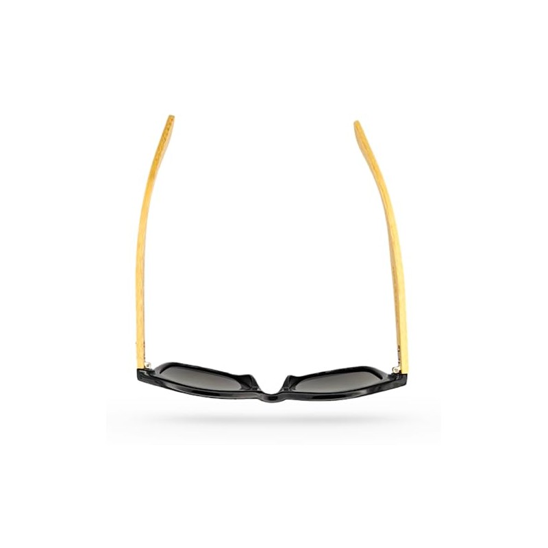 Eyelevel Men's ECHO ECHO Wayfarer Polarized Sunglasses 55, Black With