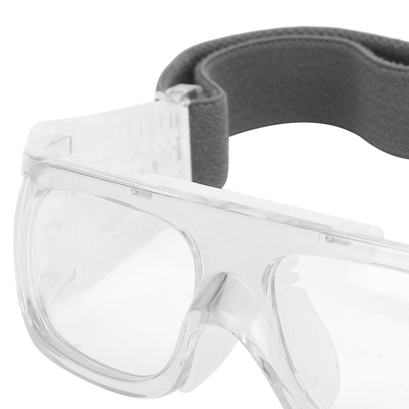 AntiExplosion Basketball Glasses Football Goggles UV Protection Sport Eyeglasses(White )